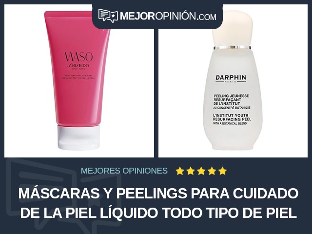 Máscaras y peelings para cuidado de la piel Líquido Todo tipo de piel