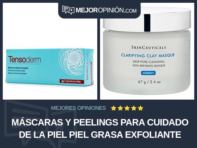 Máscaras y peelings para cuidado de la piel Piel grasa Exfoliante