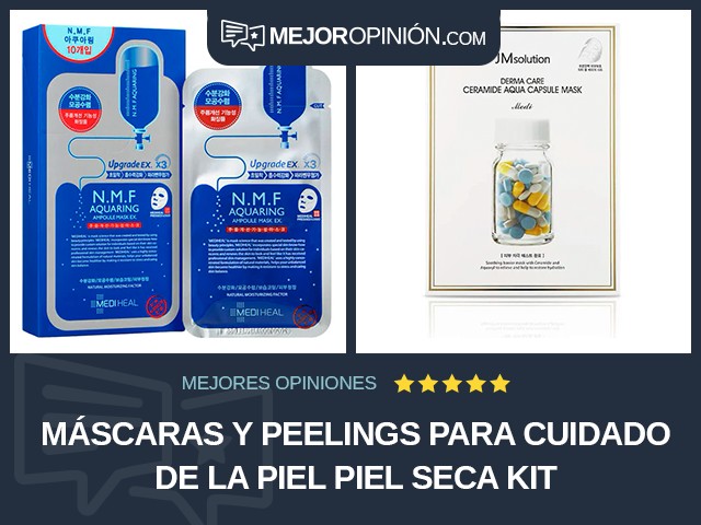 Máscaras y peelings para cuidado de la piel Piel seca Kit