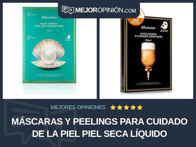 Máscaras y peelings para cuidado de la piel Piel seca Líquido