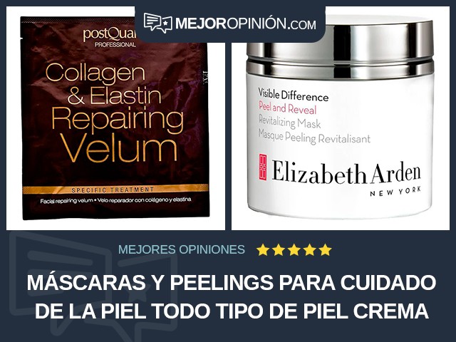 Máscaras y peelings para cuidado de la piel Todo tipo de piel Crema