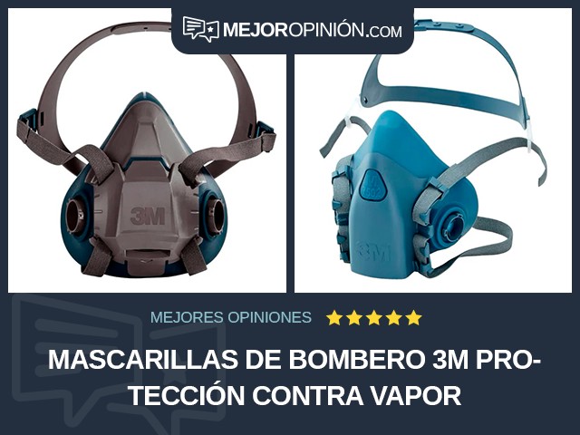 Mascarillas de bombero 3M Protección contra vapor