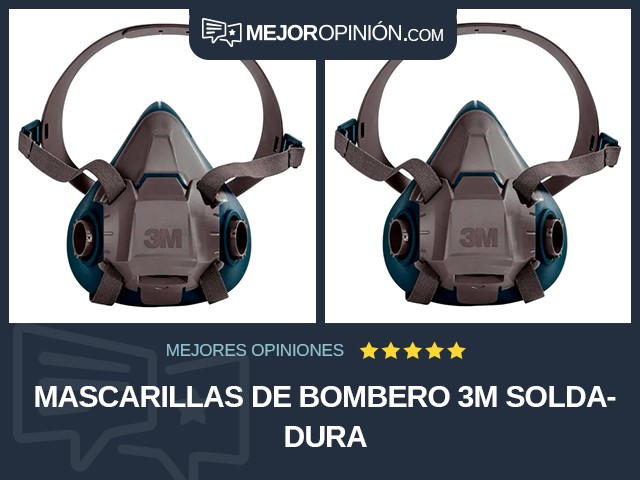 Mascarillas de bombero 3M Soldadura