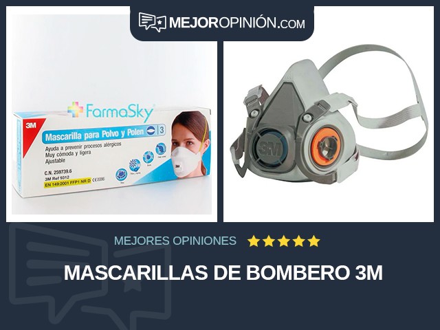 Mascarillas de bombero 3M