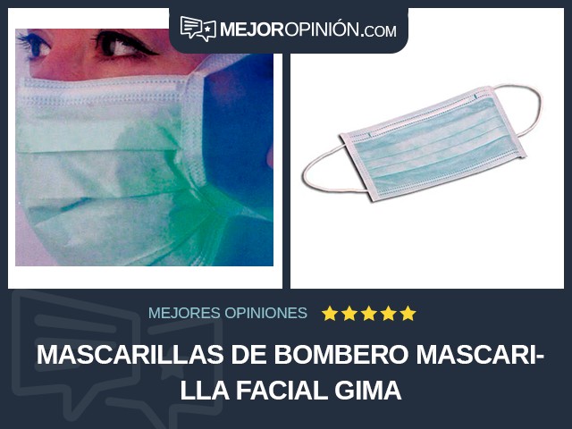 Mascarillas de bombero Mascarilla facial GIMA