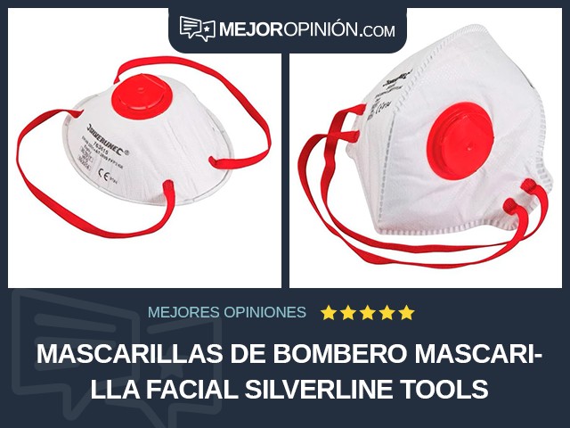 Mascarillas de bombero Mascarilla facial Silverline Tools