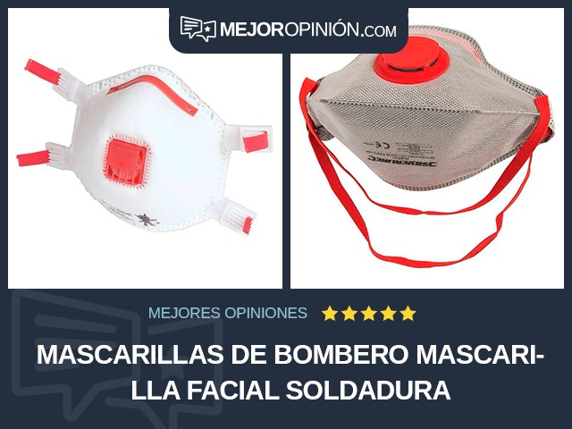 Mascarillas de bombero Mascarilla facial Soldadura