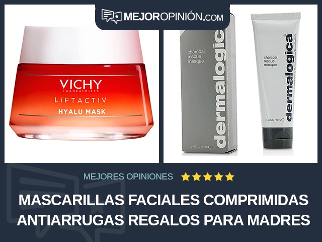 Mascarillas faciales comprimidas Antiarrugas Regalos para madres