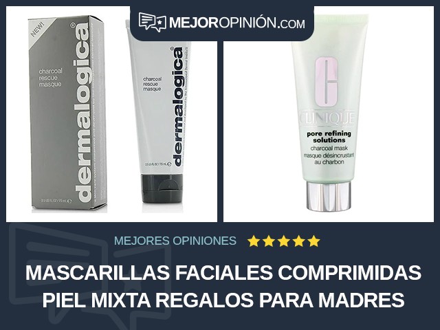 Mascarillas faciales comprimidas Piel mixta Regalos para madres