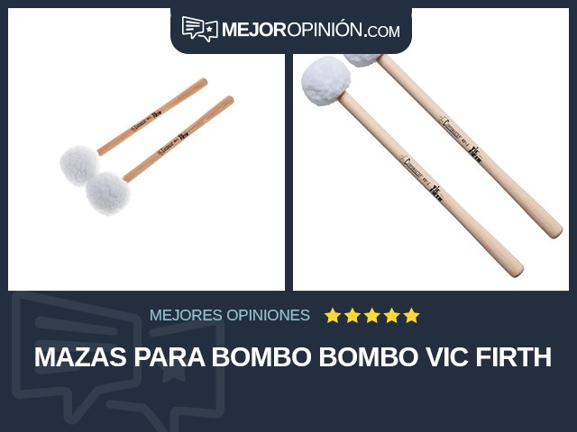 Mazas para bombo Bombo Vic Firth