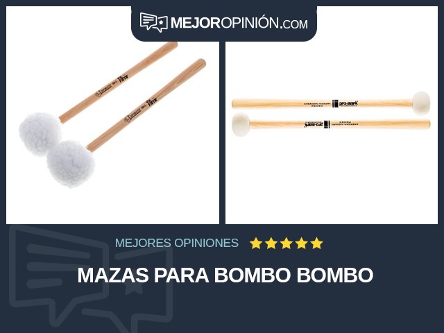 Mazas para bombo Bombo