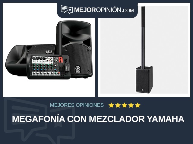 Megafonía Con mezclador Yamaha