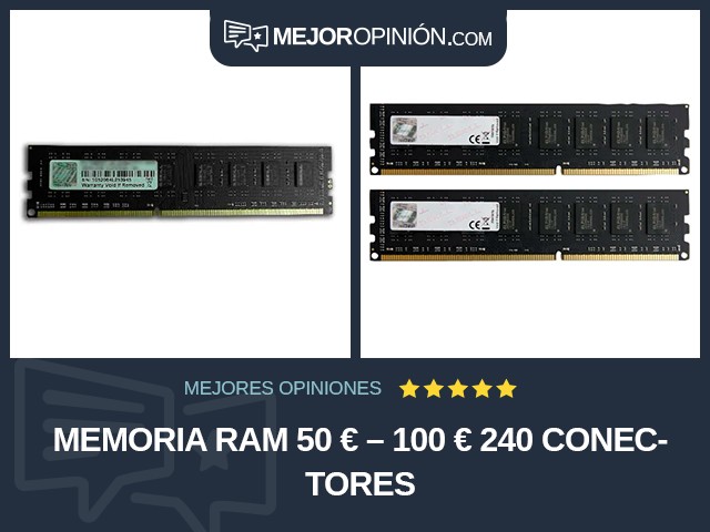 Memoria RAM 50 € – 100 € 240 conectores