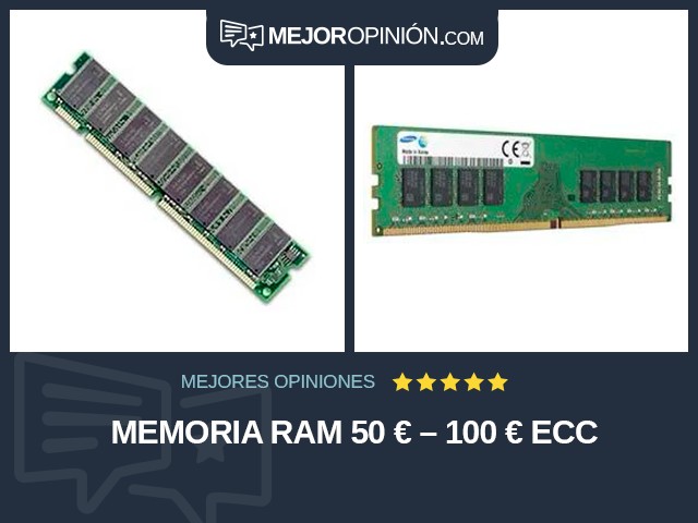 Memoria RAM 50 € – 100 € ECC