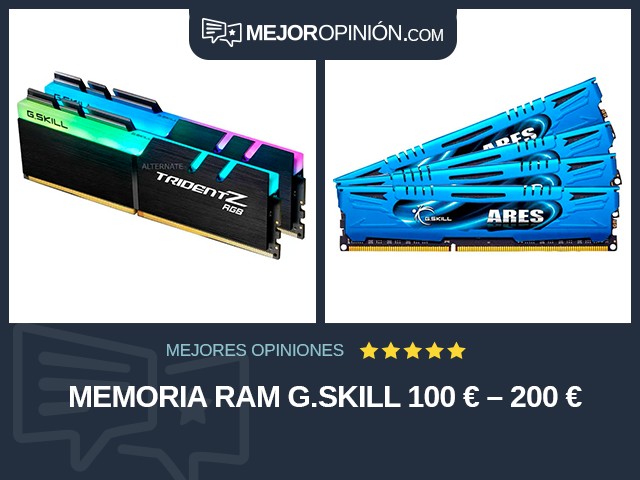 Memoria RAM G.SKILL 100 € – 200 €