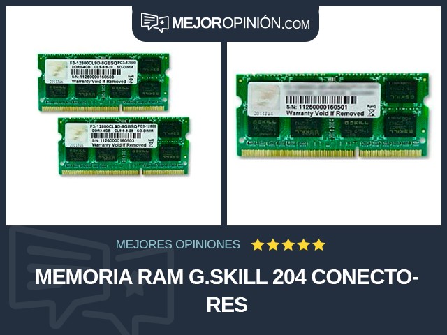 Memoria RAM G.SKILL 204 conectores