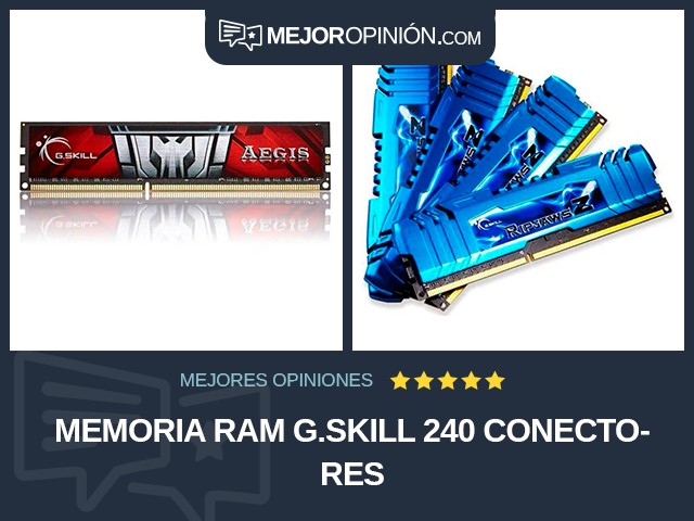 Memoria RAM G.SKILL 240 conectores