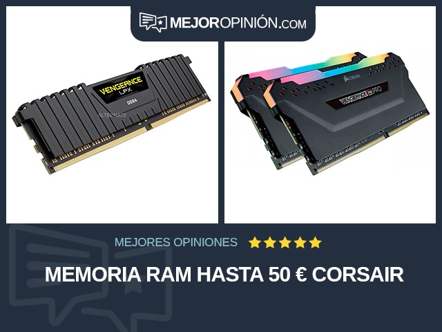 Memoria RAM Hasta 50 € CORSAIR