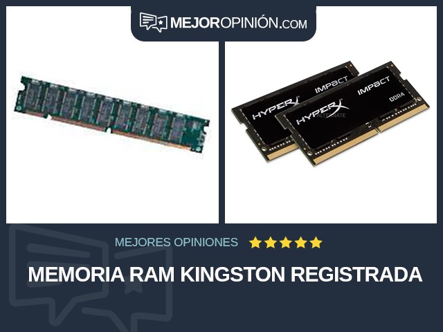 Memoria RAM Kingston Registrada