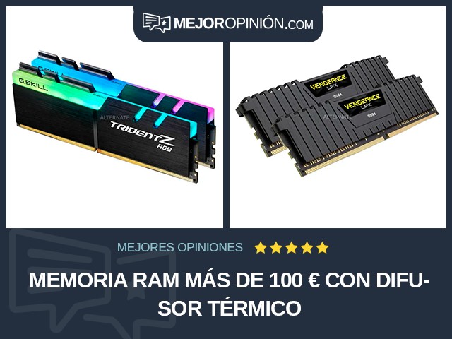 Memoria RAM Más de 100 € Con difusor térmico