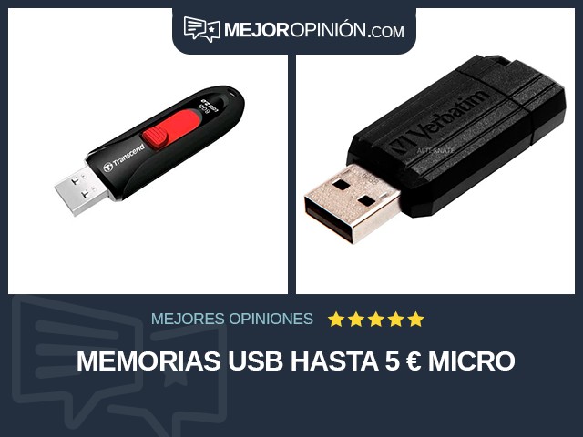 Memorias USB Hasta 5 € Micro