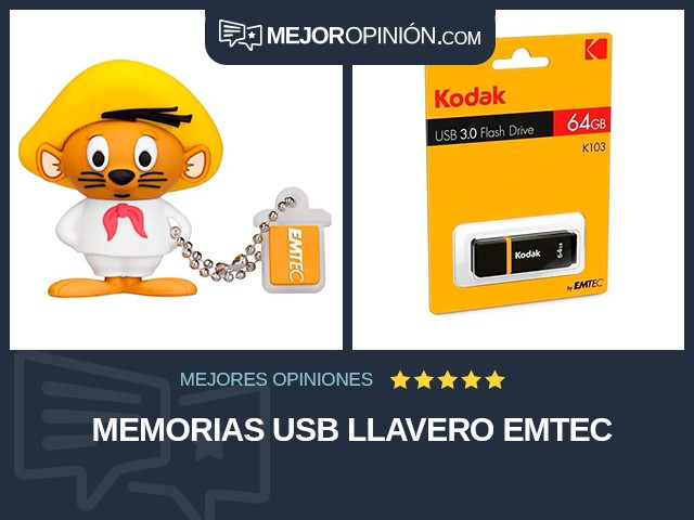 Memorias USB Llavero EMTEC