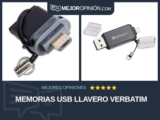 Memorias USB Llavero Verbatim