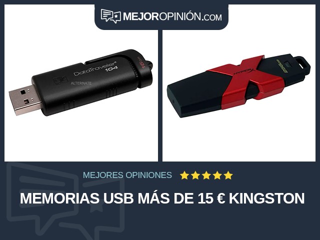 Memorias USB Más de 15 € Kingston