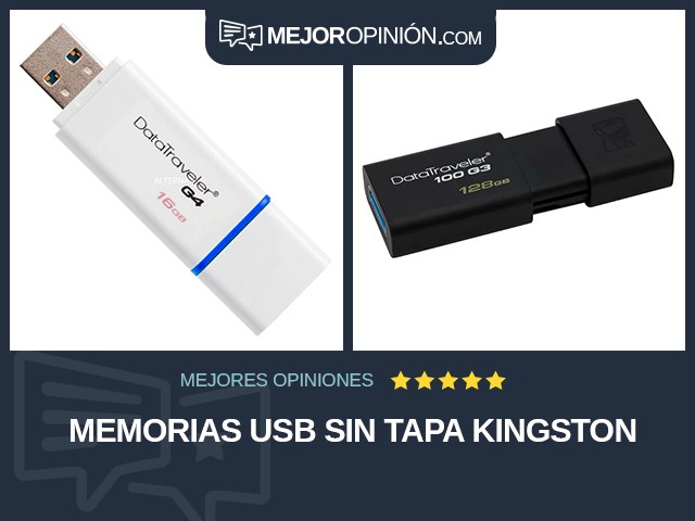 Memorias USB Sin tapa Kingston