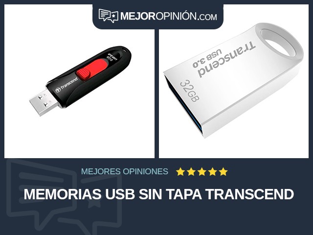 Memorias USB Sin tapa Transcend