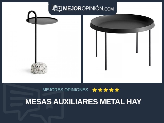 Mesas auxiliares Metal HAY