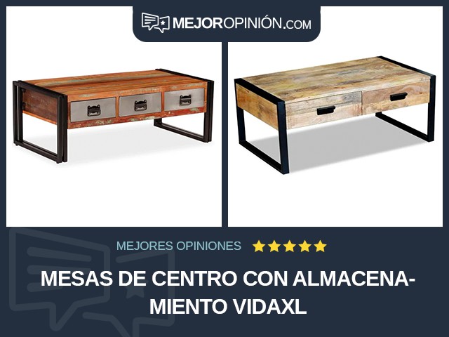 Mesas de centro Con almacenamiento vidaXL