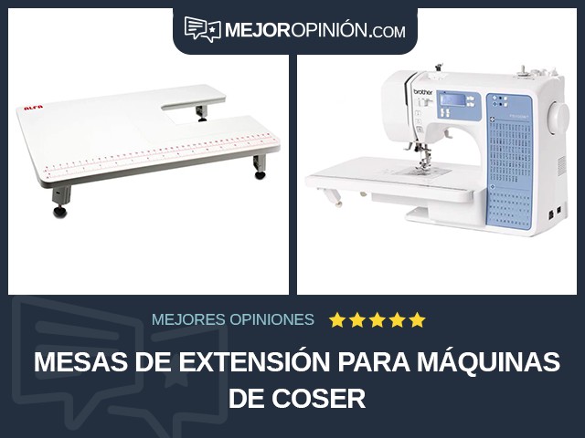 Mesas de extensión para máquinas de coser