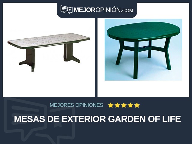 Mesas de exterior Garden of Life