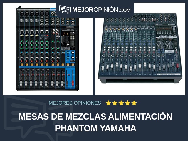 Mesas de mezclas Alimentación Phantom Yamaha