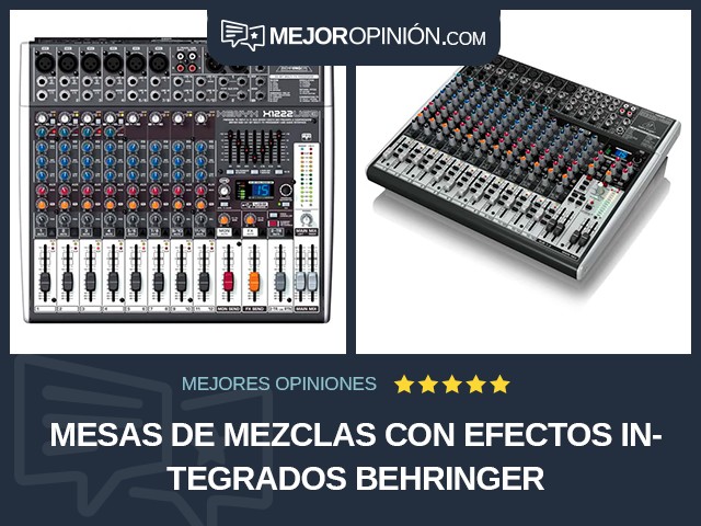 Mesas de mezclas Con efectos integrados BEHRINGER