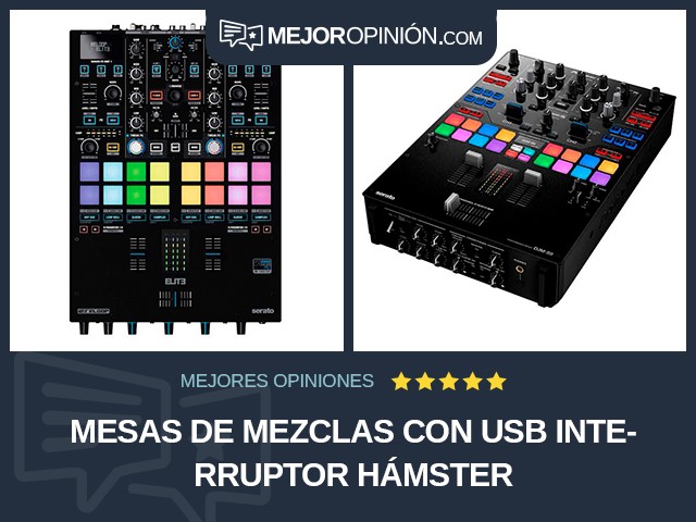 Mesas de mezclas Con USB Interruptor hámster