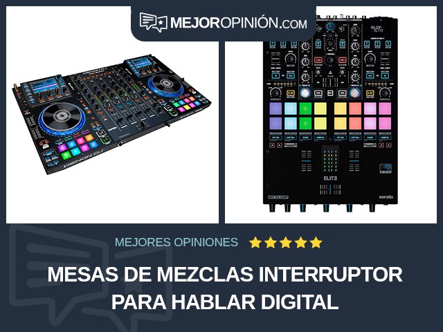 Mesas de mezclas Interruptor para hablar Digital