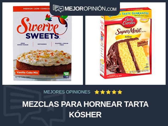 Mezclas para hornear Tarta Kósher