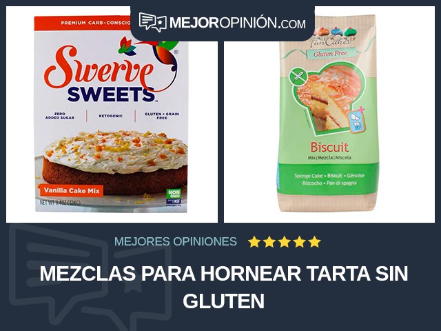 Mezclas para hornear Tarta Sin gluten