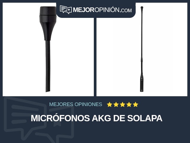 Micrófonos AKG De solapa