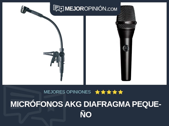 Micrófonos AKG Diafragma pequeño