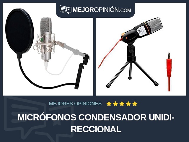 Micrófonos Condensador Unidireccional