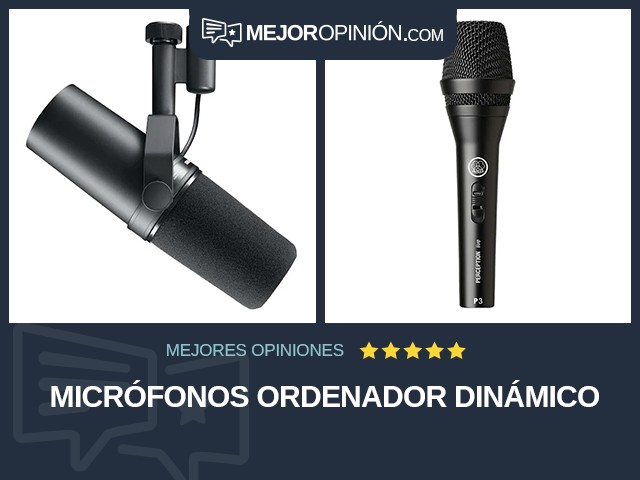 Micrófonos Ordenador Dinámico