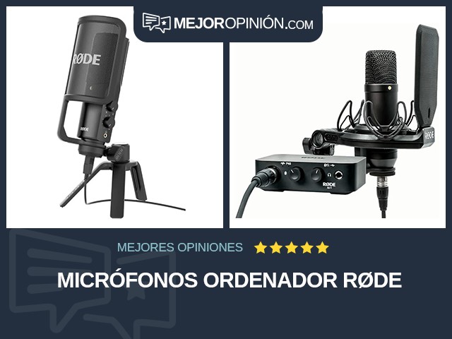 Micrófonos Ordenador RØDE