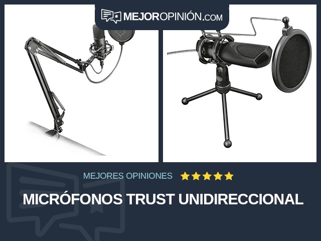 Micrófonos Trust Unidireccional