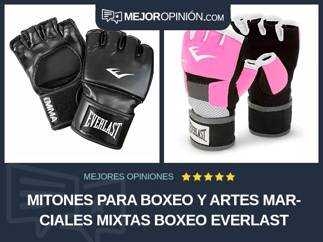 Mitones para boxeo y artes marciales mixtas Boxeo Everlast