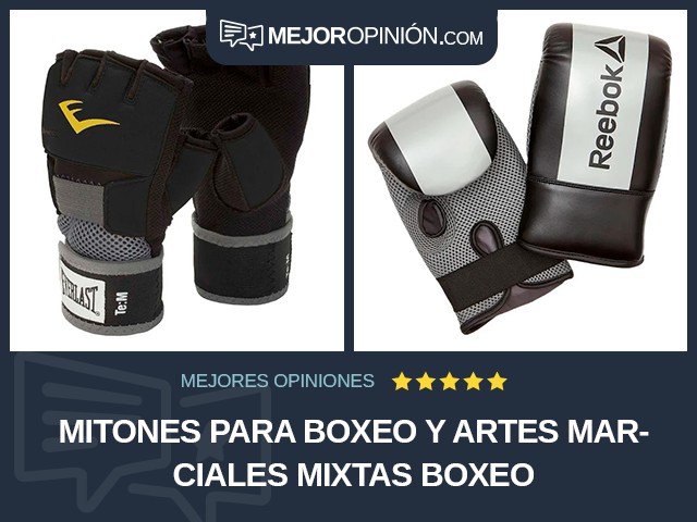 Mitones para boxeo y artes marciales mixtas Boxeo