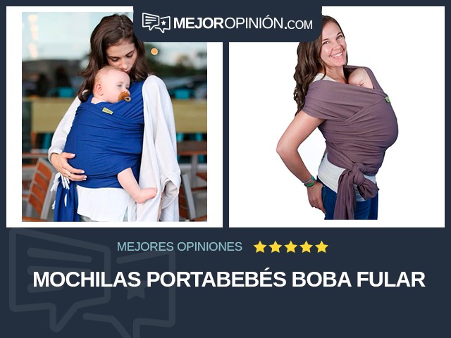 Mochilas portabebés Boba Fular