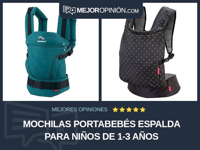 Mochilas portabebés Espalda Para niños de 1-3 años